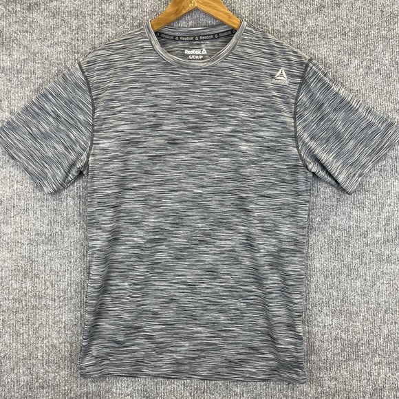 Reebok Other - Reebok Shirt Men's Small Gray Rise Press Crewneck Shirt Gym Exercise Activewear